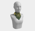 Chamomile square silk scarf