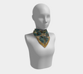 Witches' Windows square silk scarf