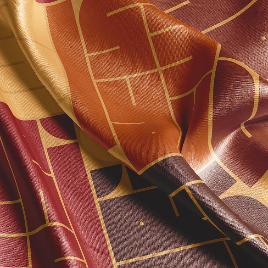 Star Signs Aries square silk scarf