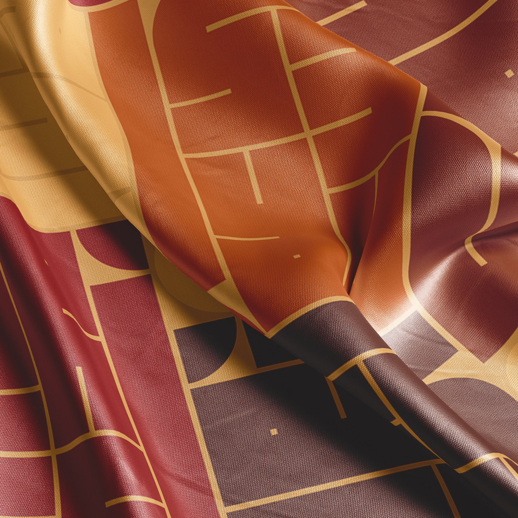Star Signs Aries square silk scarf