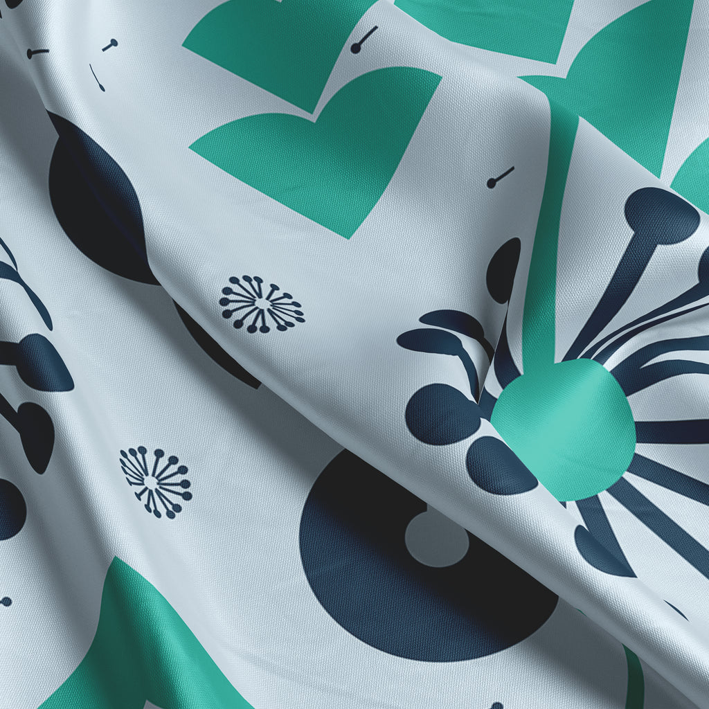 Dandelion Spell square silk scarf