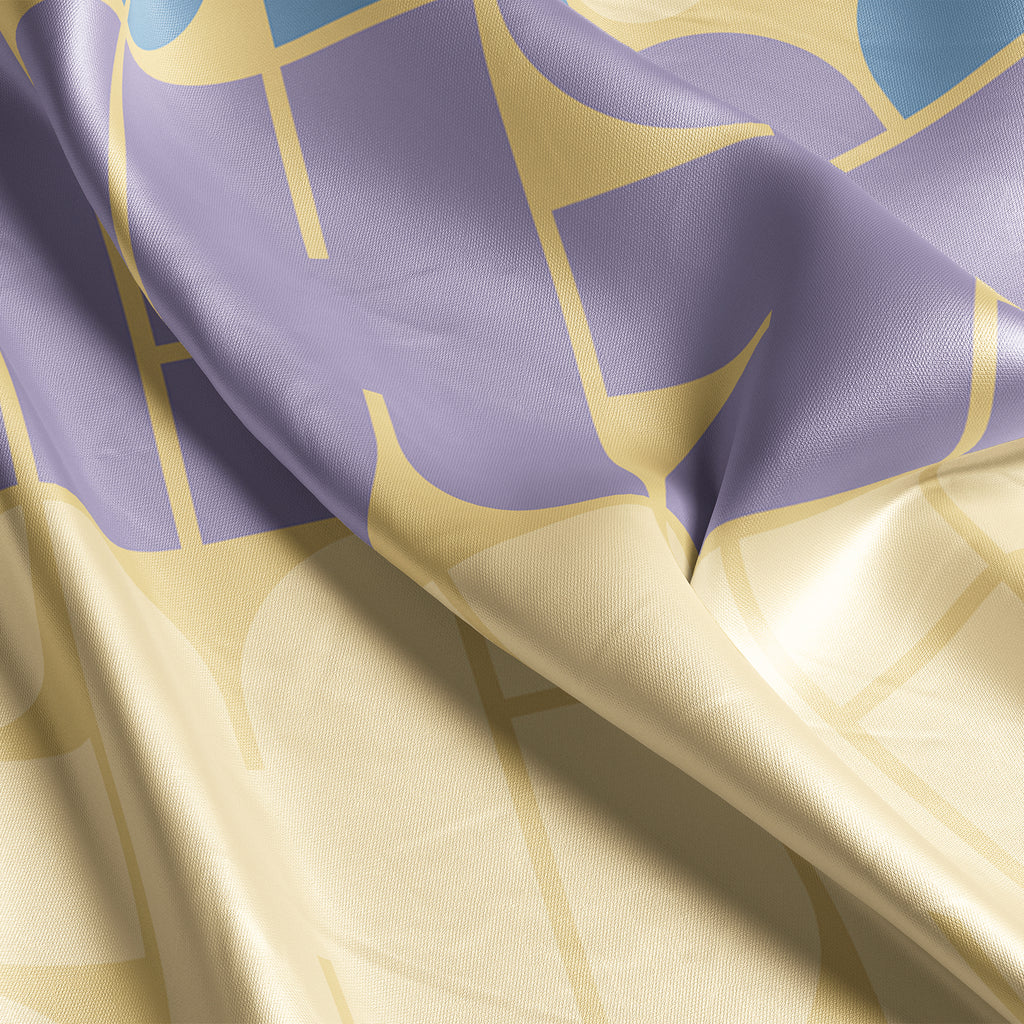 Star Signs Gemini square silk scarf