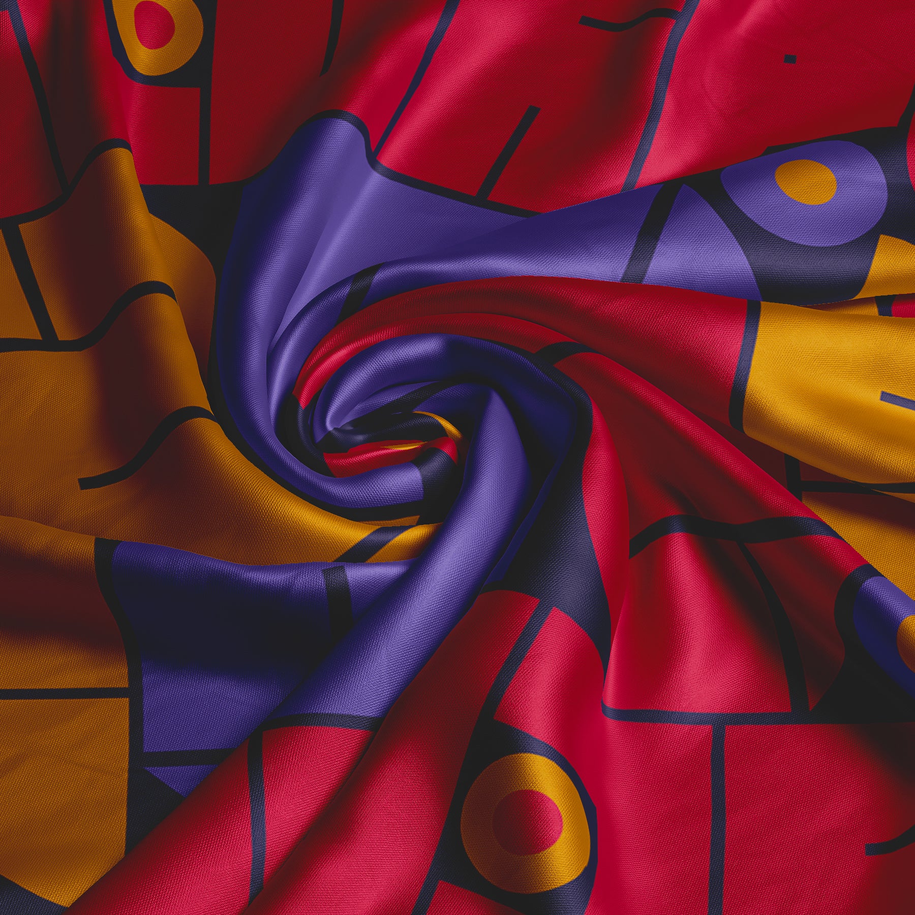 Star Signs Scorpio square silk scarf