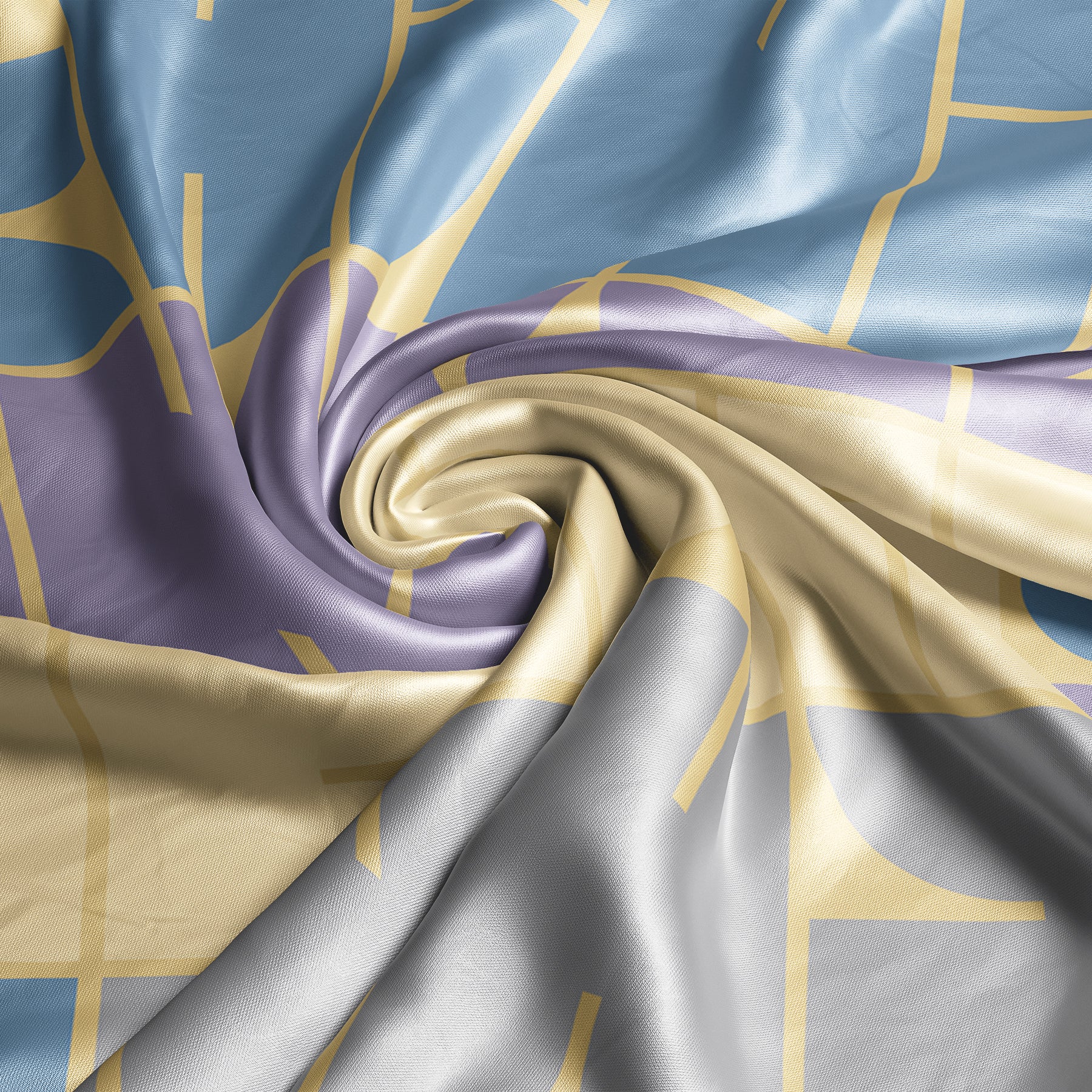 Star Signs Gemini square silk scarf
