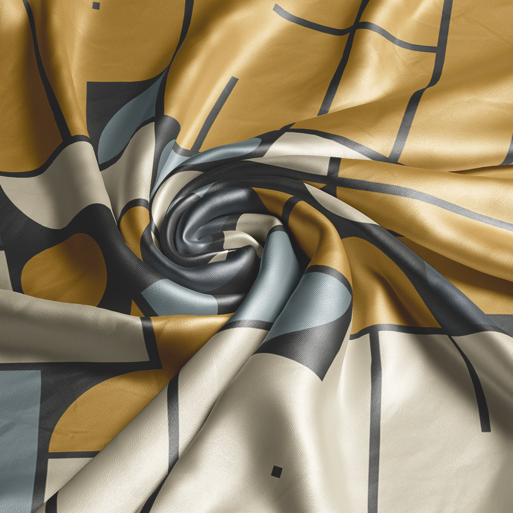 Star Signs Capricorn square silk scarf