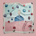 Spoon Moon Rising square silk scarf