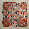 Lady in Red square silk scarf