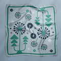 Dandelion Spell square silk scarf