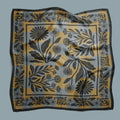 Botanica Nocturna storm square silk scarf
