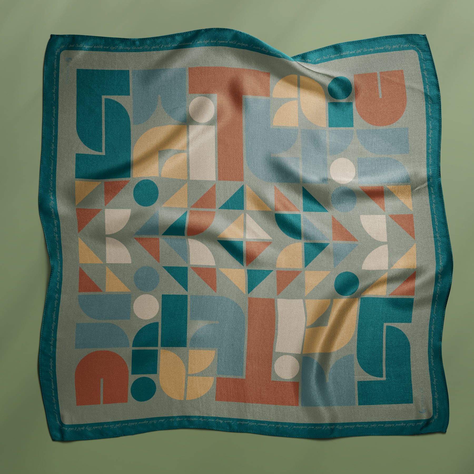 Star Signs Sagittarius square silk scarf