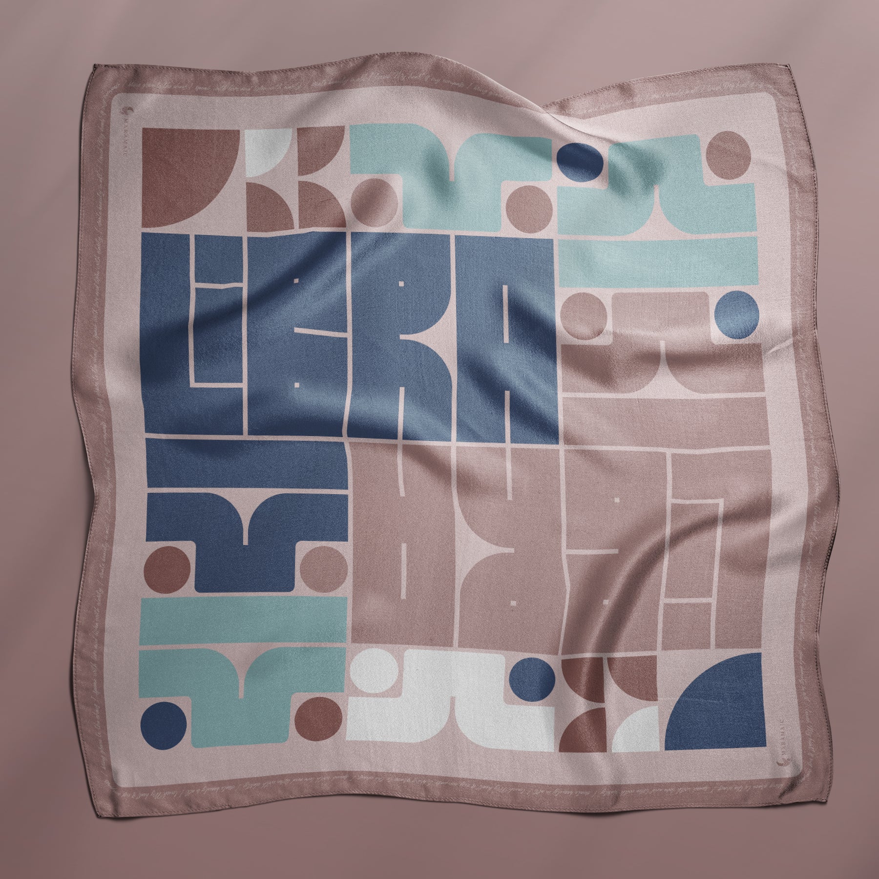 Star Signs - Libra square silk scarf