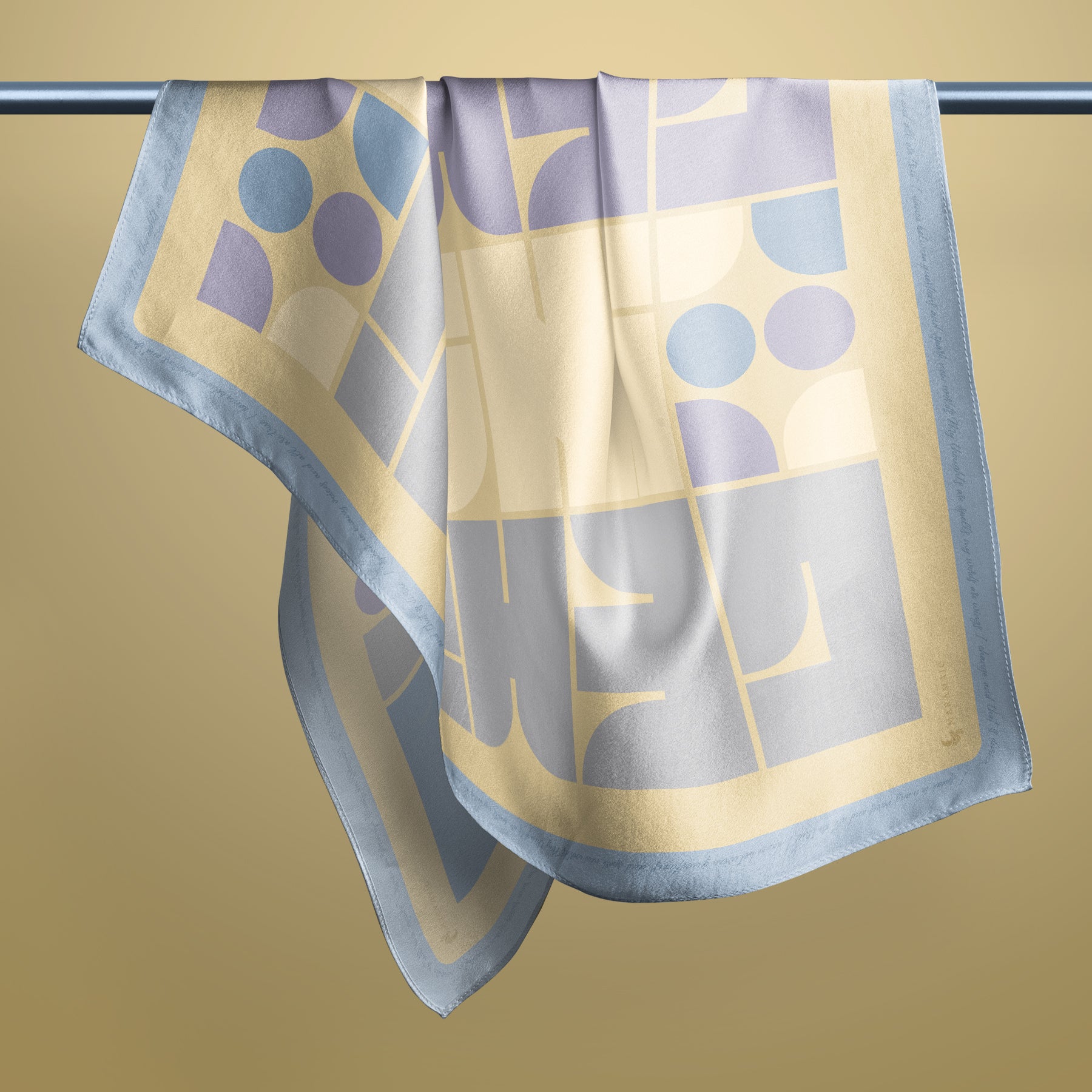 Star Signs Gemini square silk scarf