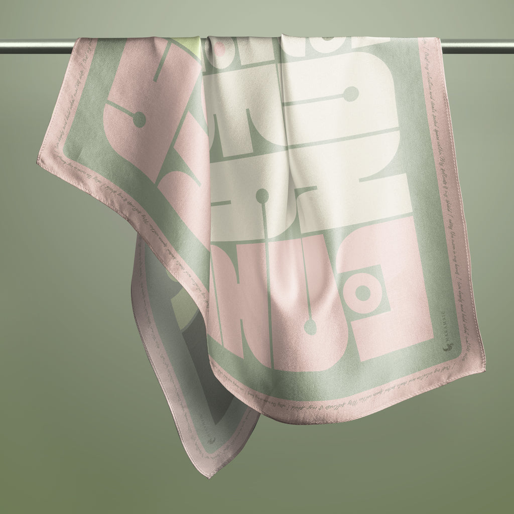 Star Signs Cancer square silk scarf