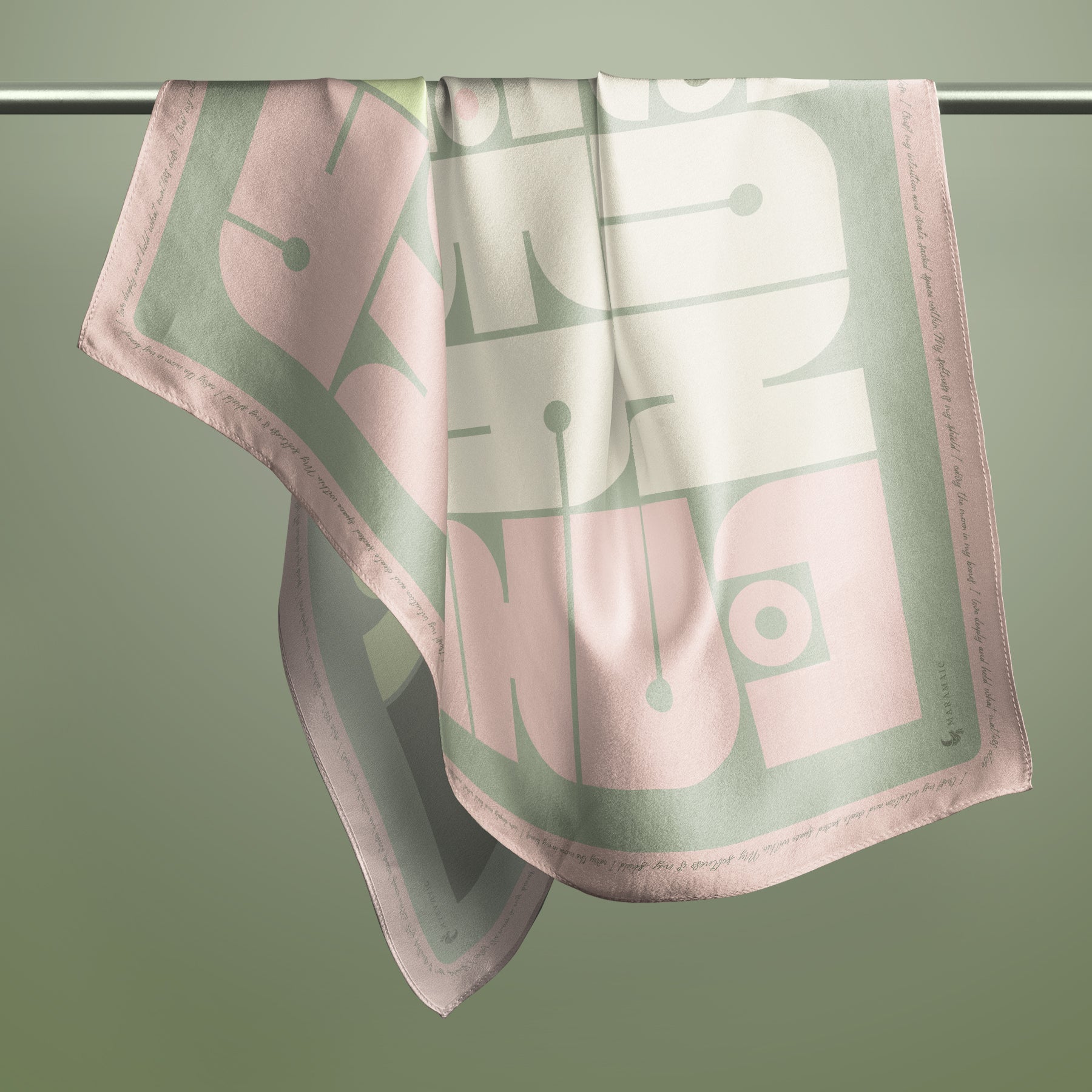 Star Signs Cancer square silk scarf
