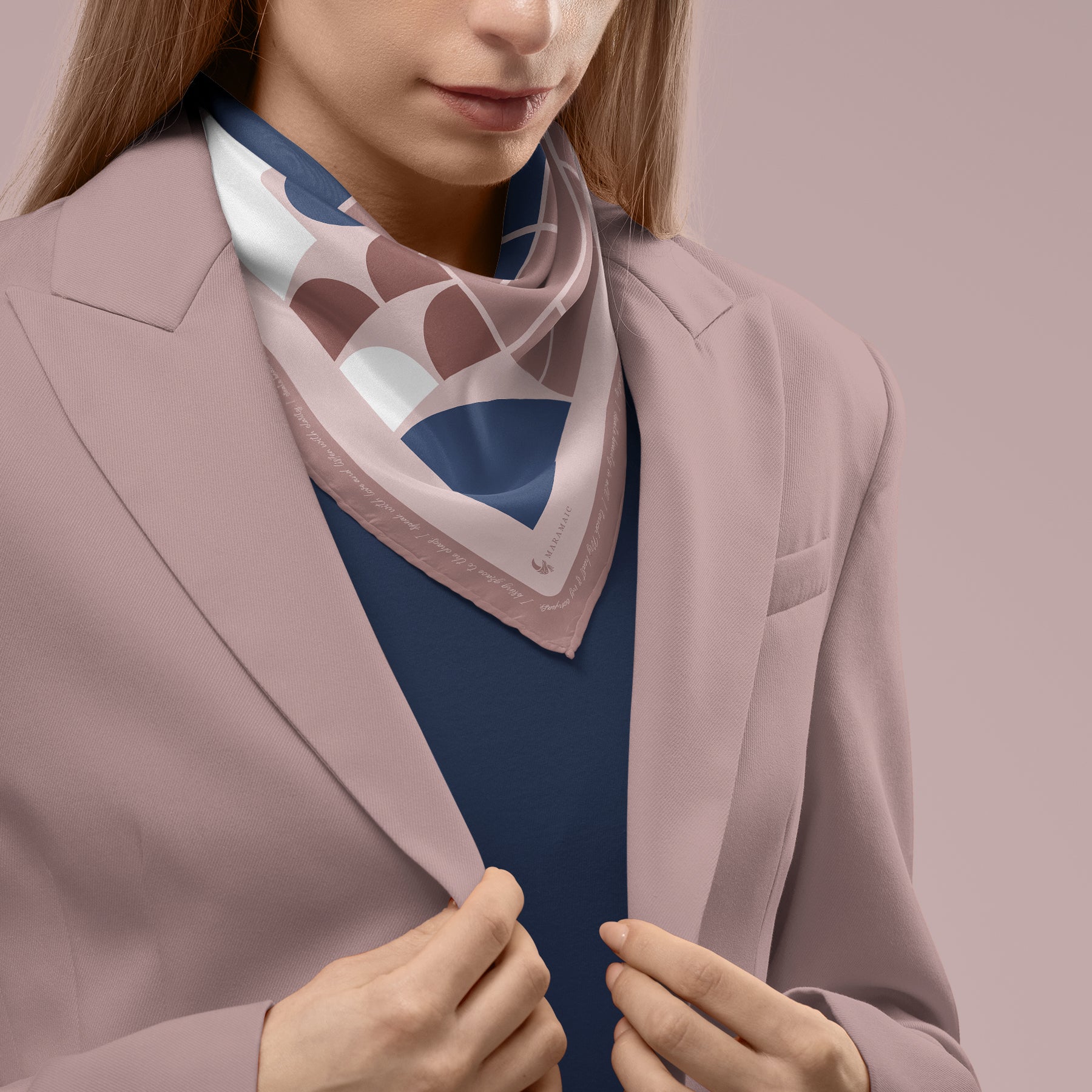 Star Signs - Libra square silk scarf