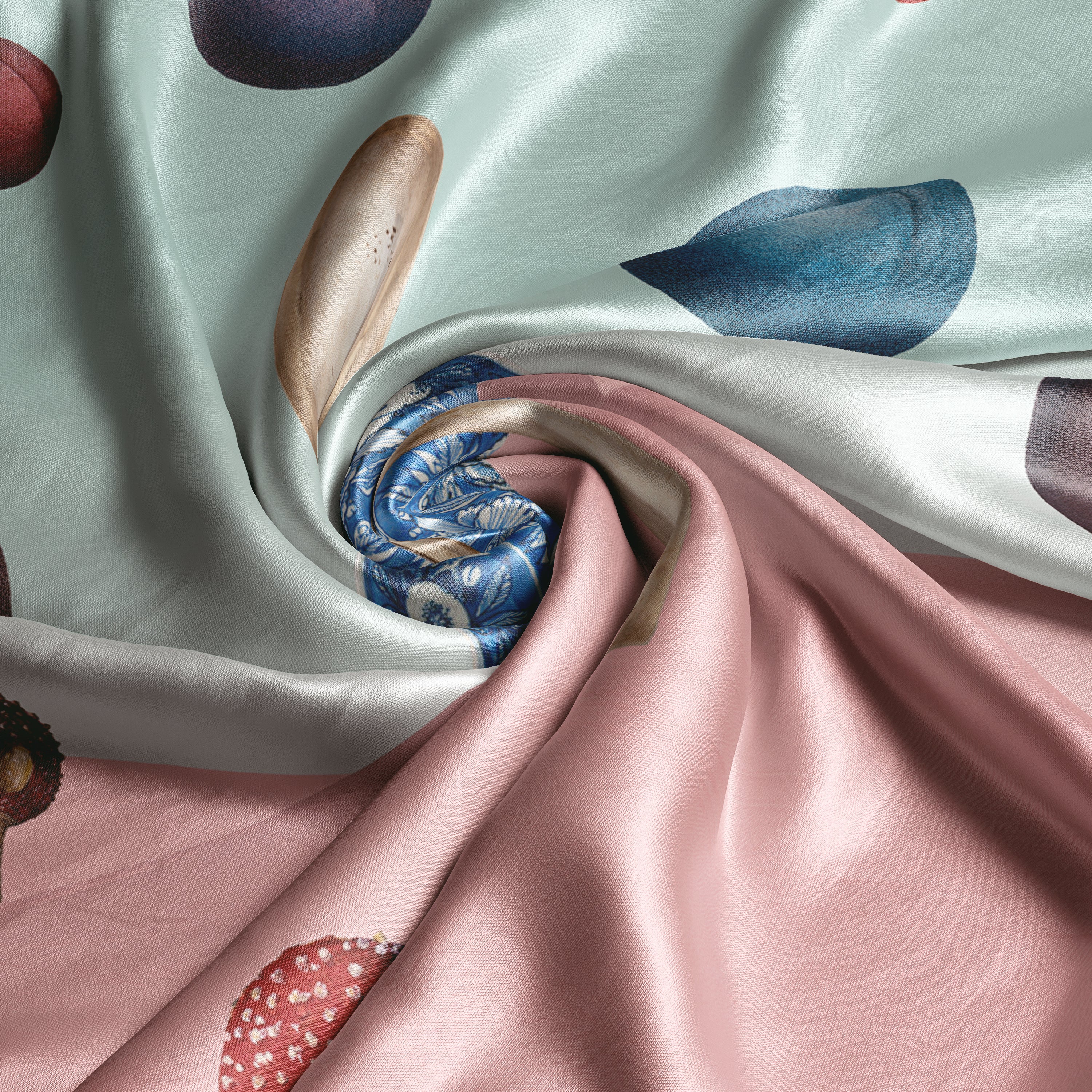 Spoon Moon Rising square silk scarf