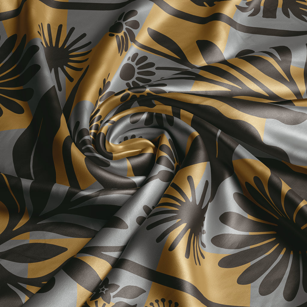 Botanica Nocturna storm square silk scarf