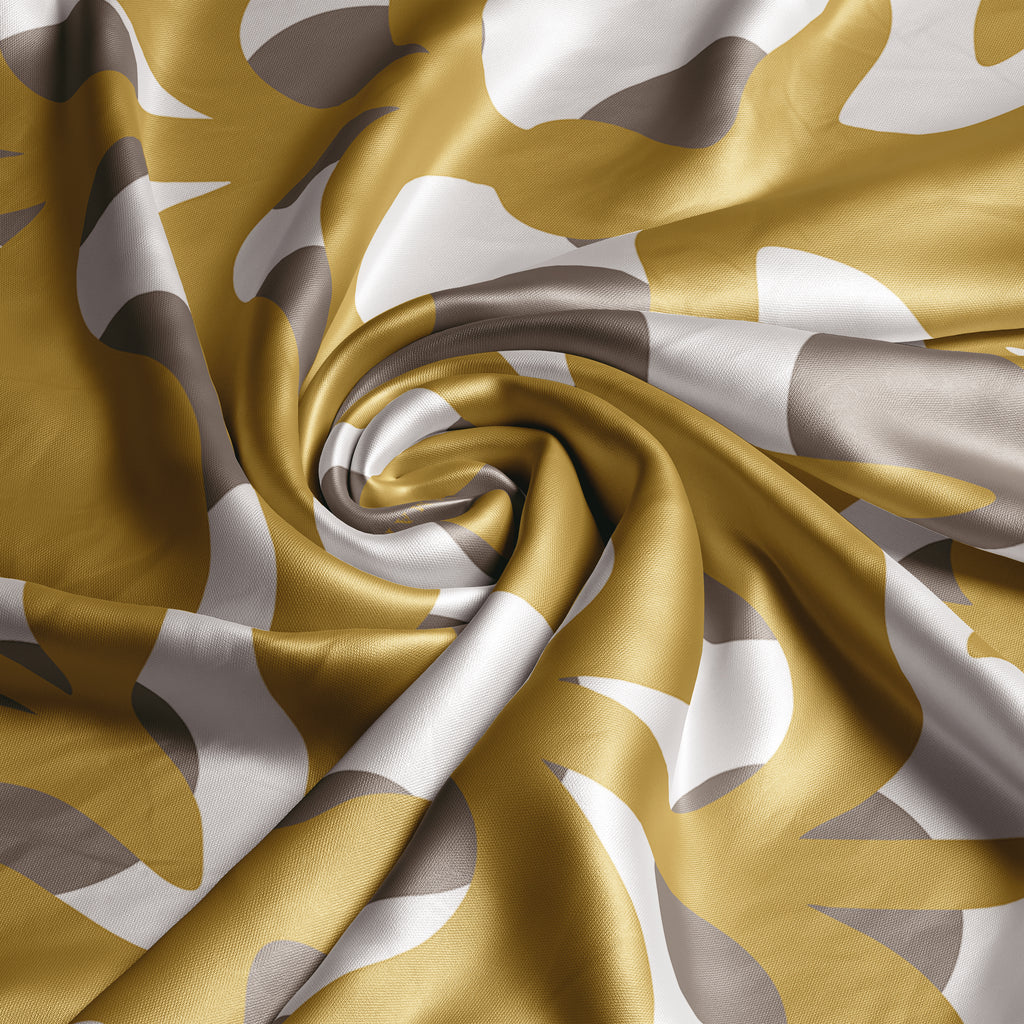 Mandragora gold square silk scarf