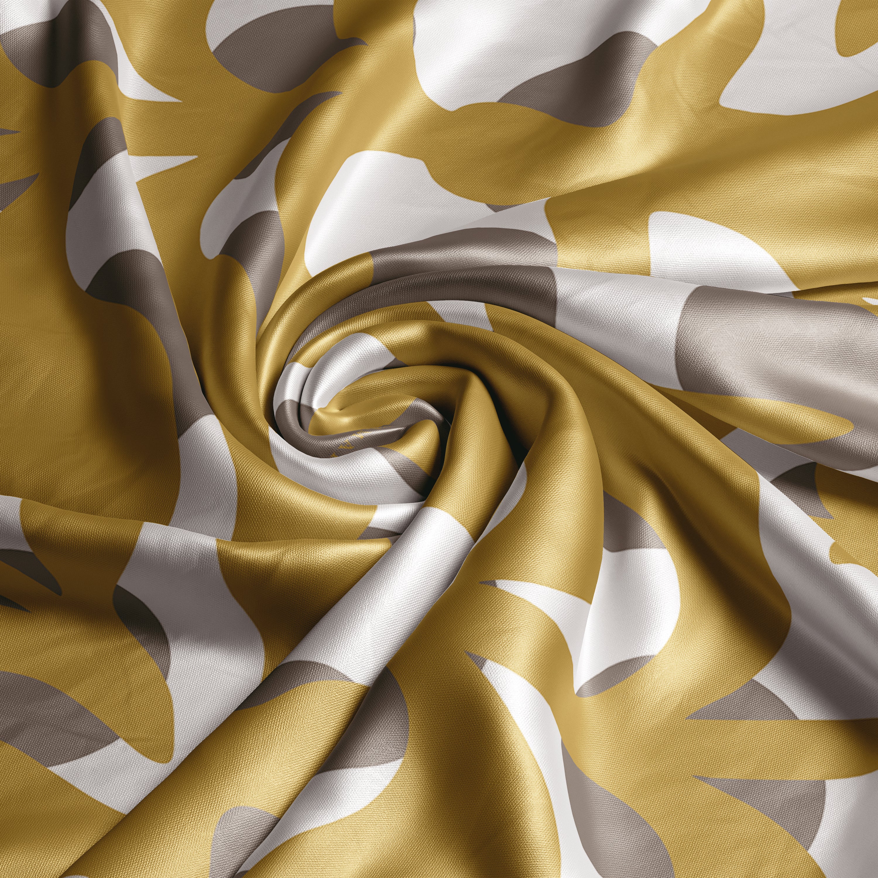 Mandragora gold square silk scarf